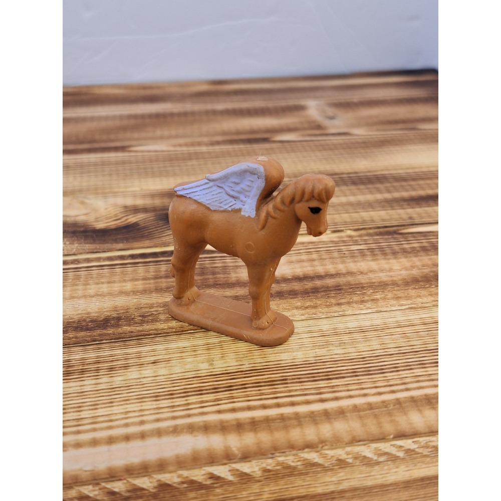 Vintag Pegasus‎ Horse CMI Hard Rubber Fantasy Toy Figurine 2"